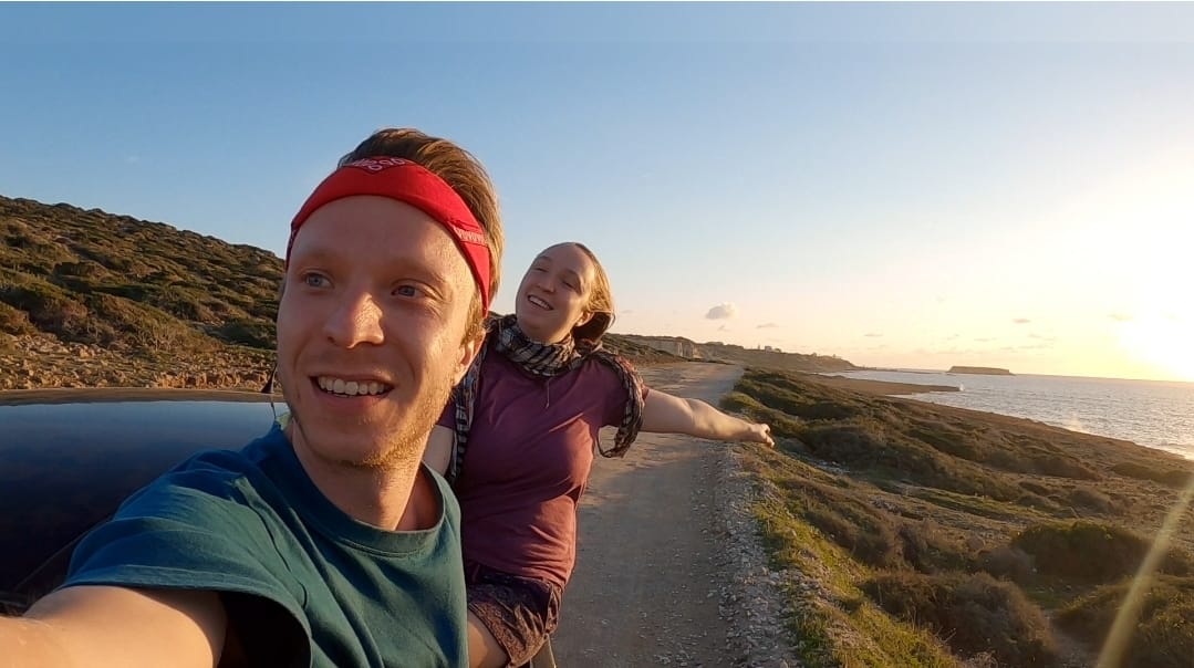 Couple exploring Cyprus